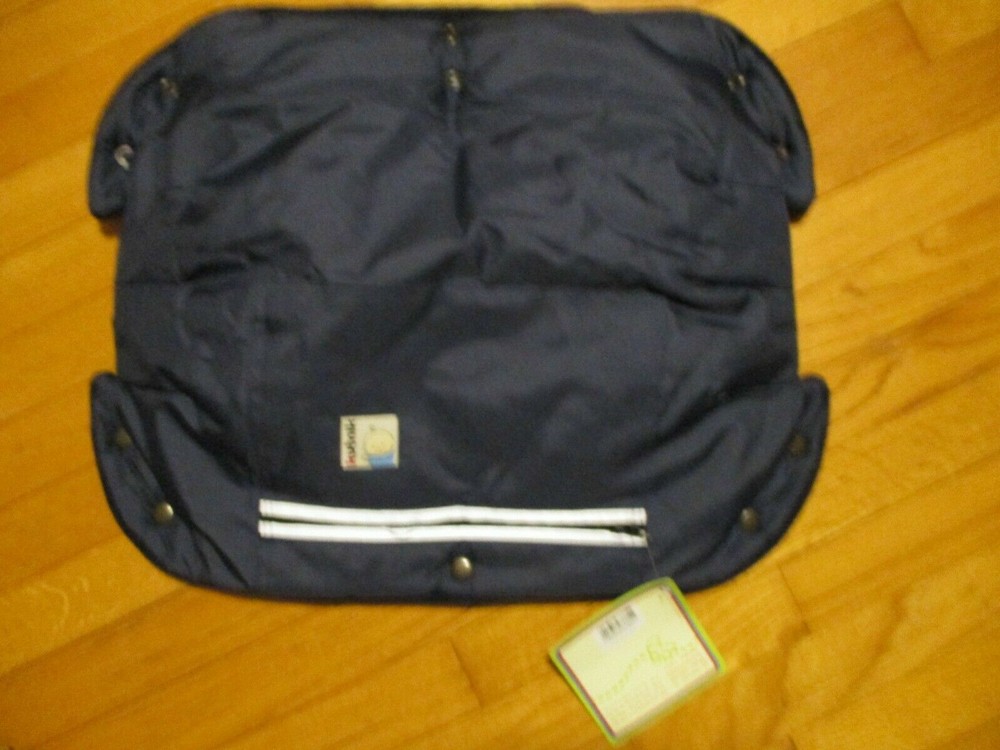 NWT Kutnik Plush Stroller Hand Warmer Stroller Accessory Navy/Dark Blue