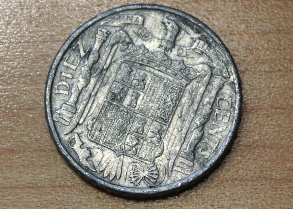 1941 Spain 10 Centimos