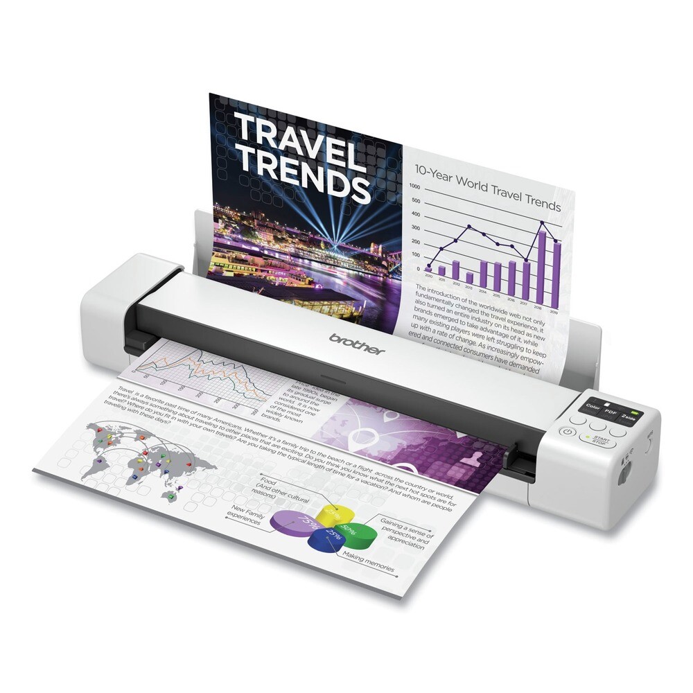 Boardwalk DS940DW 600 DPI Optical Res Duplex Compact Mobile Doc Scanner New