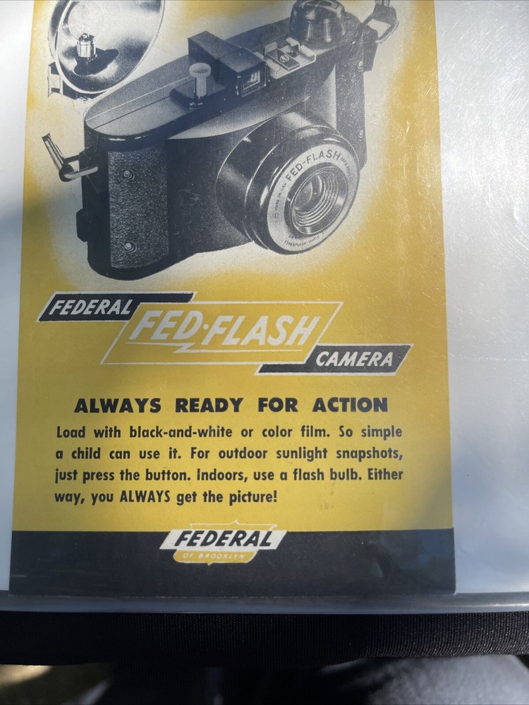 Federal Fed Flash Camera Advertising
