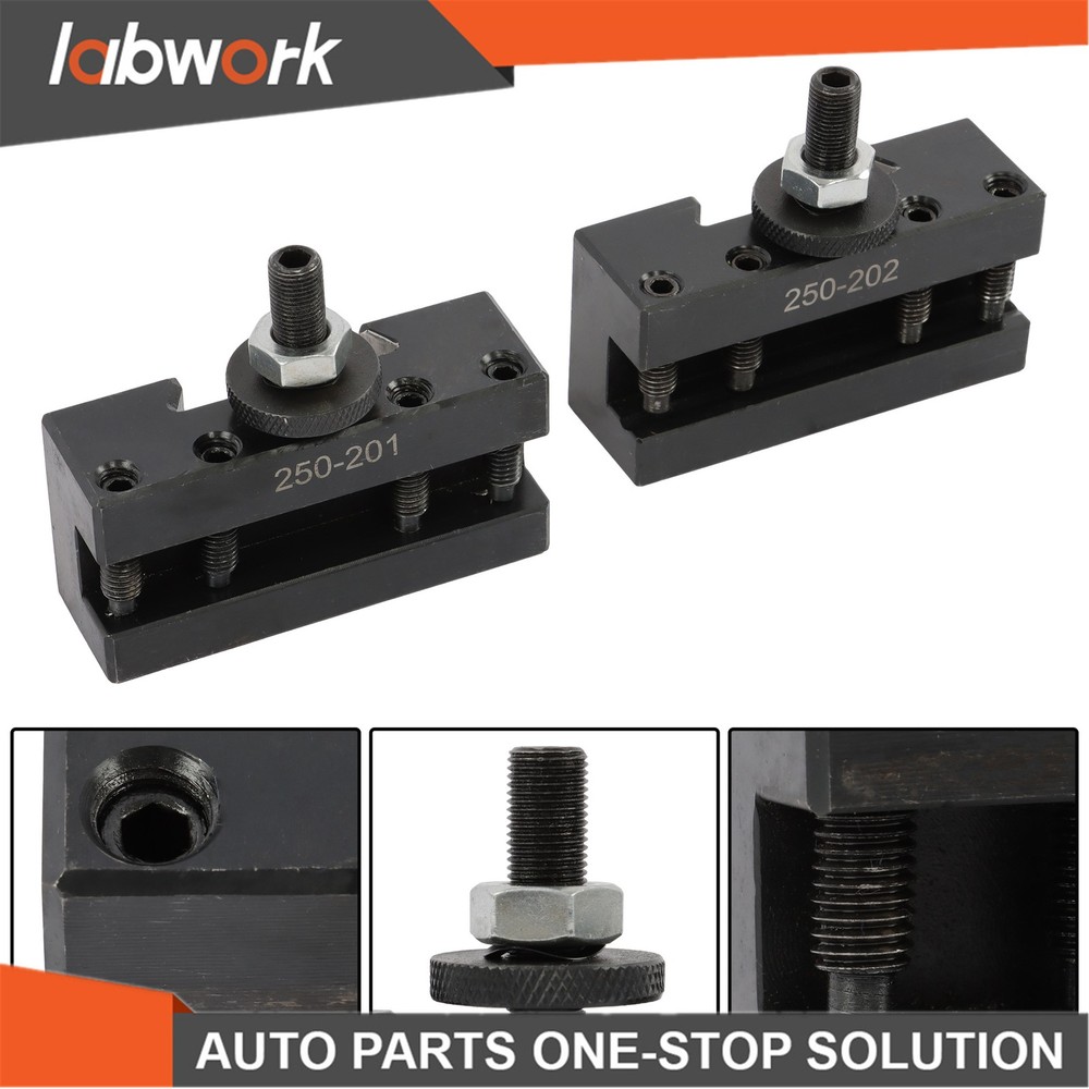 Labwork 6 Pack BXA Tool Post Set 250-200 Complete Quick Change System for Lathes