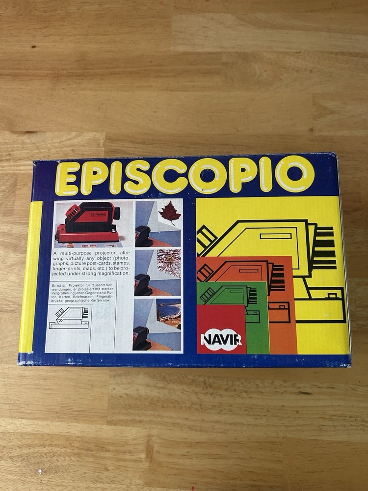 Vintage Episcopio Multi-Purpose Projector In Original Box