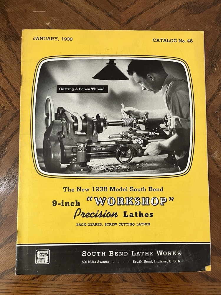 1938 South Bend Lathe Works Catalog