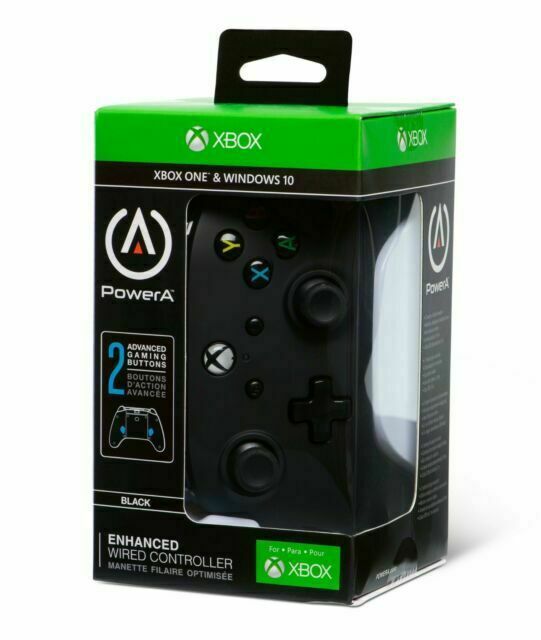 PowerA Enhanced Wired Controller for Xbox One and Windows 10 - Black