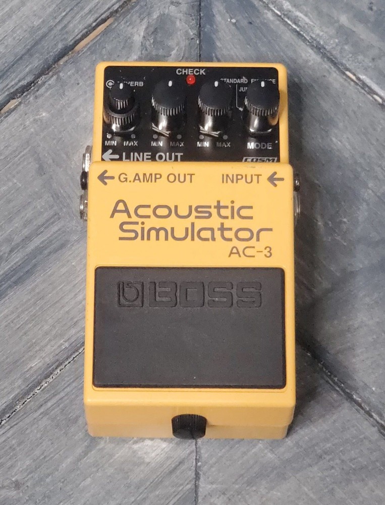Used Boss AC-3 Acoustic Simulator Effect Pedal