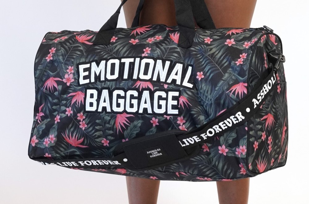 ASSHOLESS LIVE FOREVER Duffle Bag