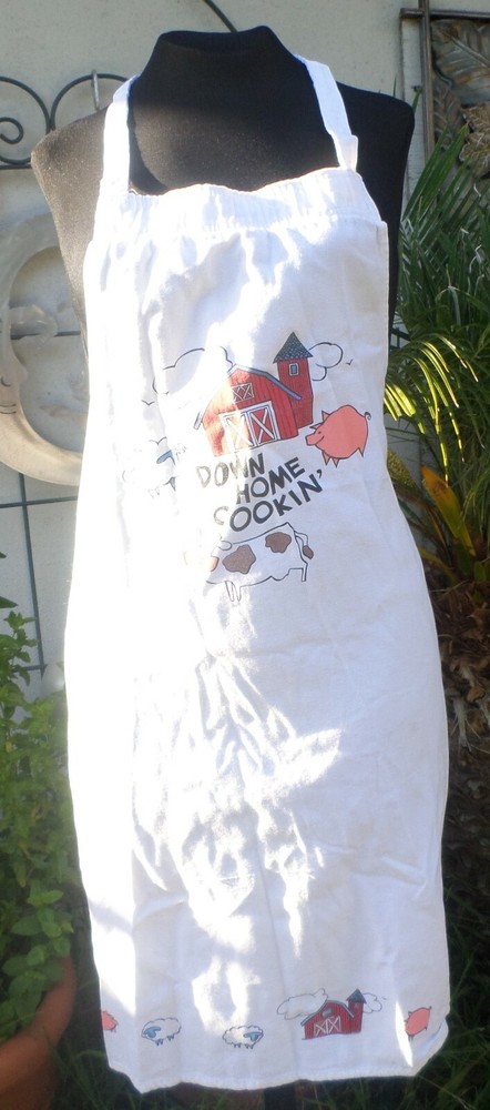 APRON saying "Down home cookin" Country flair