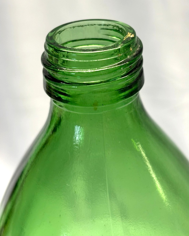 No Neck 12" Green Bottle Smooth Surface