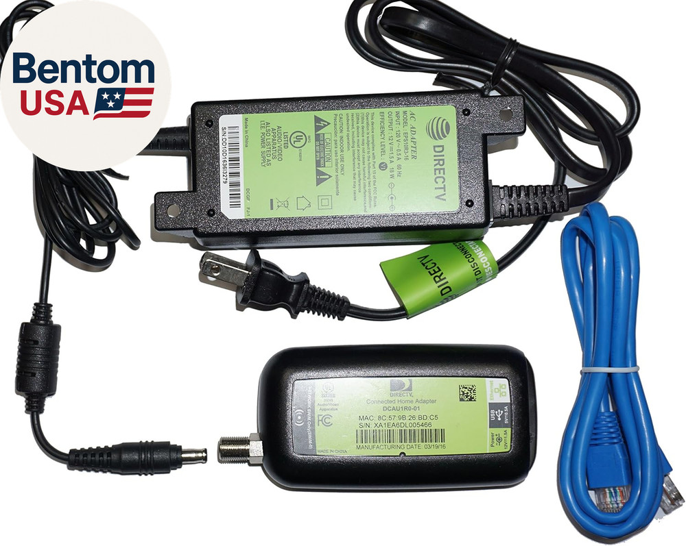 Broadband Deca Ethernet to Coax Adapter - Third Generation (With AC Power Supply