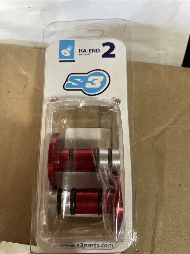 S3 #2 Bar Ends for Handlebars (Red)