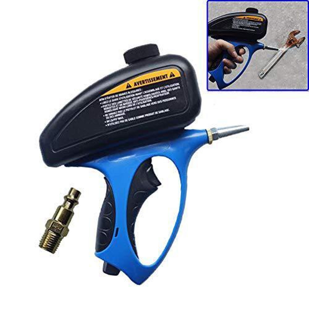 Gravity Sand Blaster Portable Small Sandblasting Tool Handheld Spray Machine U [