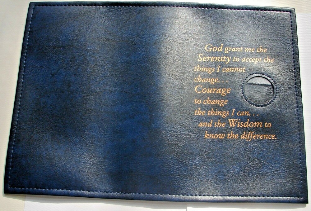 Narcotics Anonymous Basic NA Text Blue Serenity Prayer Book COVER 6th Edition