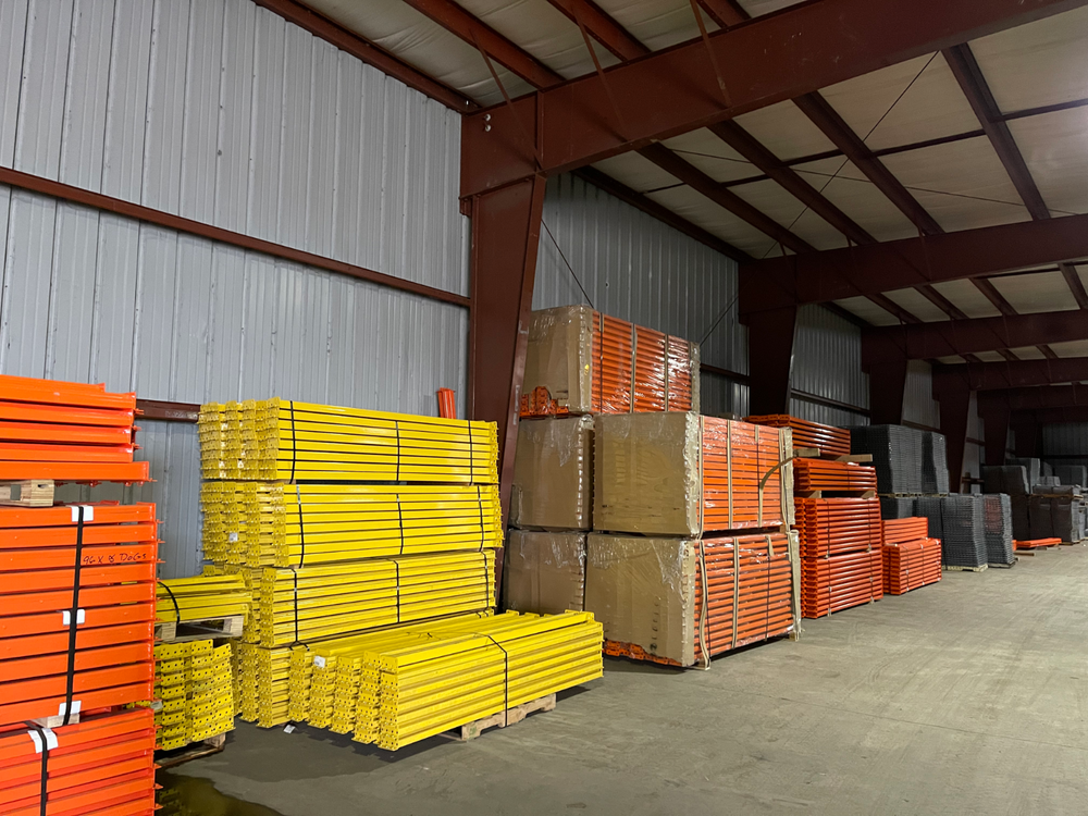 Teardrop Pallet Racking Upright - 48"x12' - New