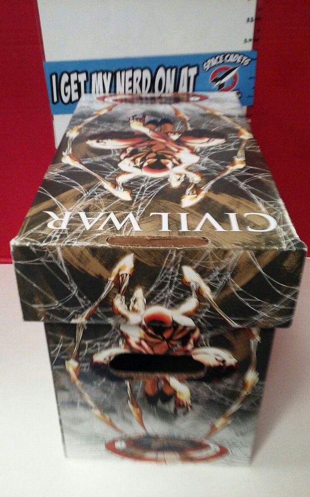 Marvel Iron Spider Spider-Man Civil War Short Comic Box Michael Turner