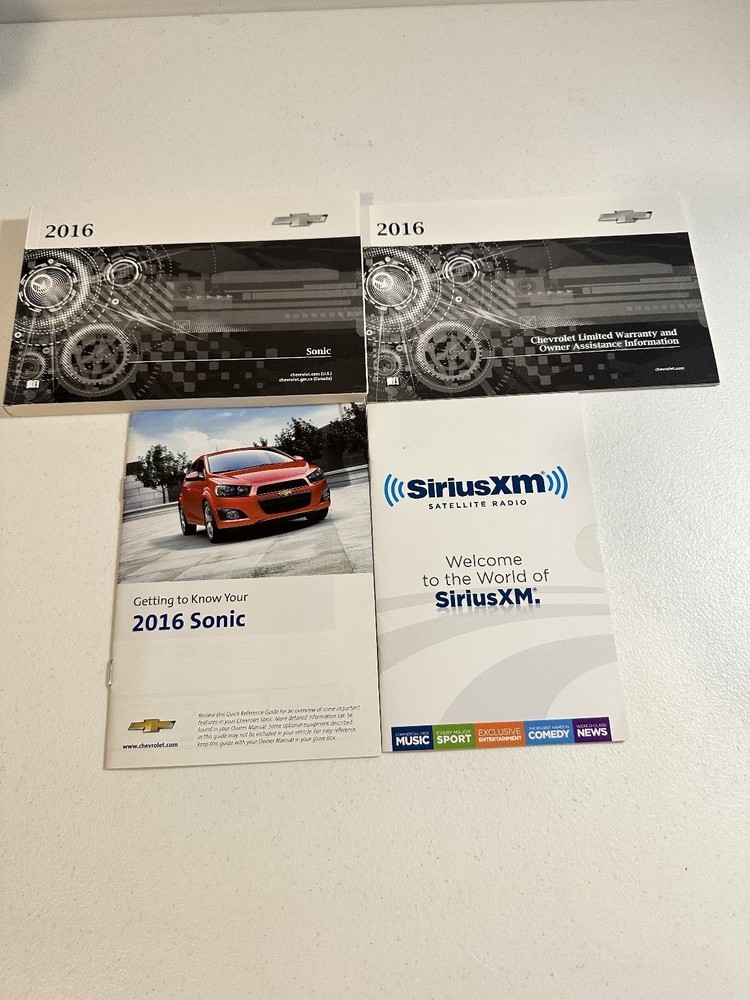 2016 Chevrolet Sonic Owners Manual