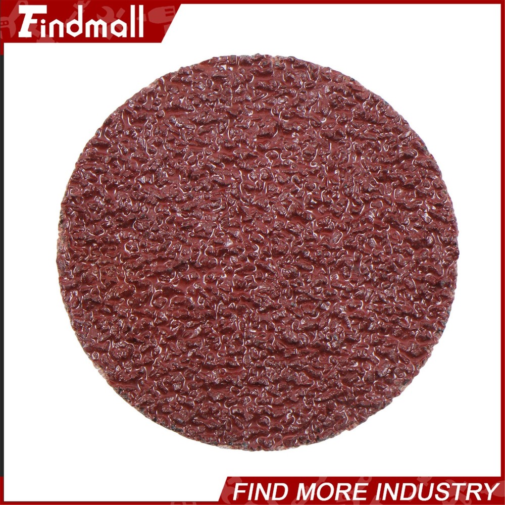Findmall 150 Pieces 2 Inch Medium Sanding Discs 36 Grit Roll Lock Discs