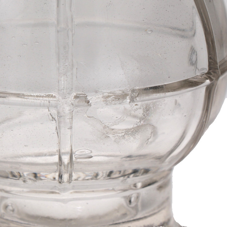 Pat 1904 EAPG Eagle Lantern Glass Base Candy Container / Salt Shaker 4 1/4" Tall