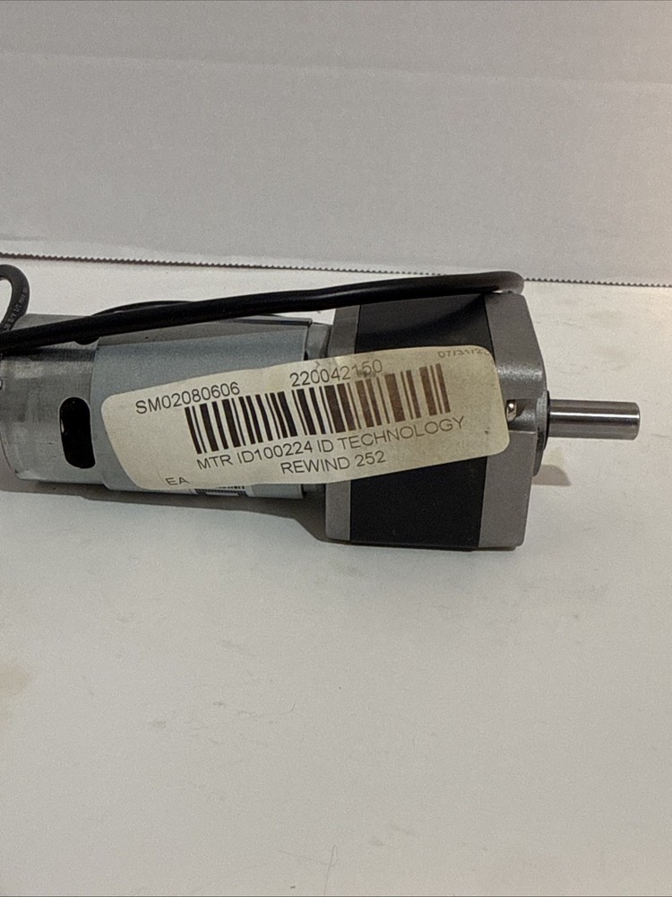 Rewind Motor ID Technology ID100224 Label Printer Applicator NOS