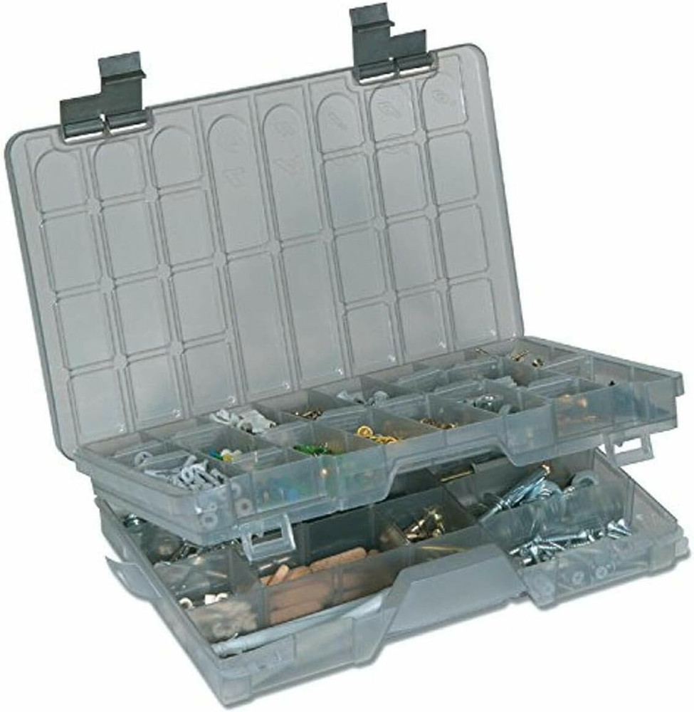 Two-Tier Stowaway 3700 Utility Box, Smoke