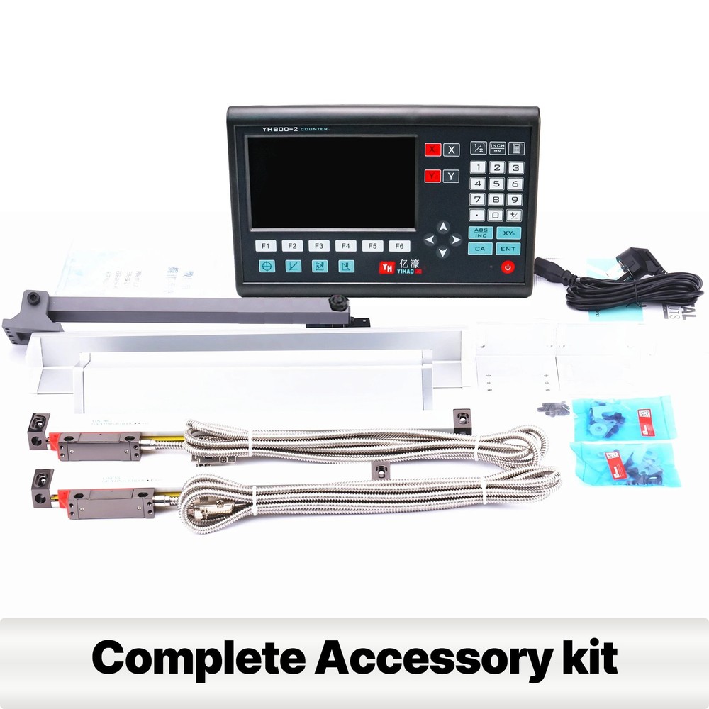 12.6" 36.2" Linear Scale Digital Readout 2Axis DRO Display Bridgeport 9X42 Table