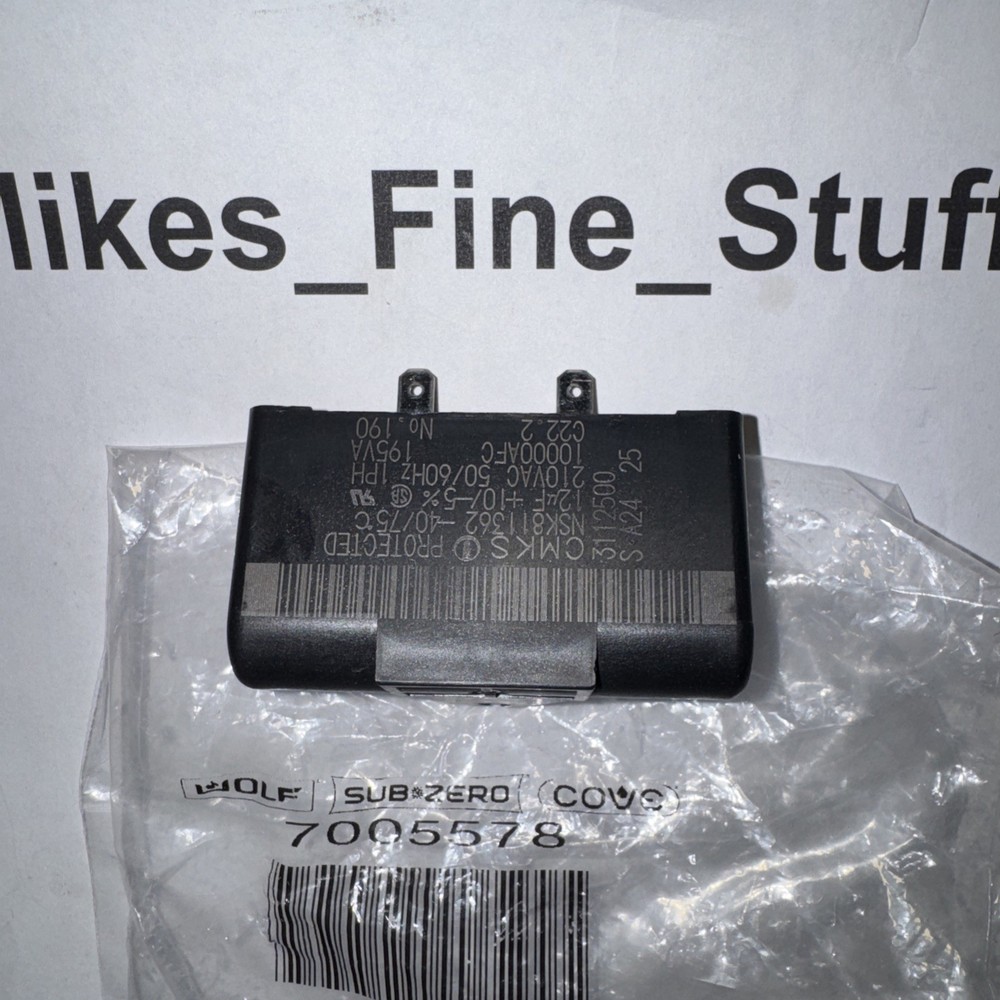 Wolf Sub Zero Refrigerator Part # 7005578 - Capacitor 12mf Service