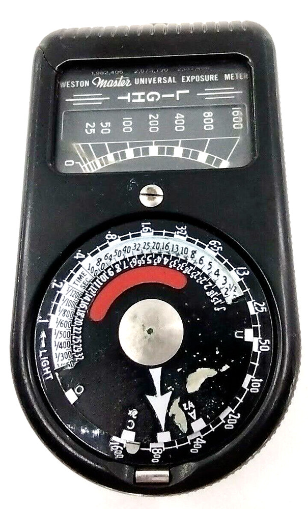 Weston Master Universal Exposure Meter With Leather Case Untested *READ
