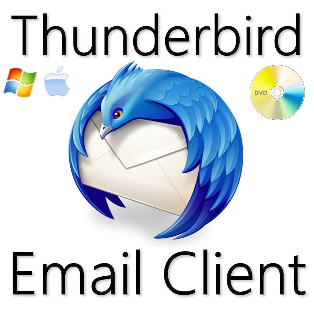 Thunderbird Email and Chat Client | Windows/MacOS | FREE SHIPPING | DVD