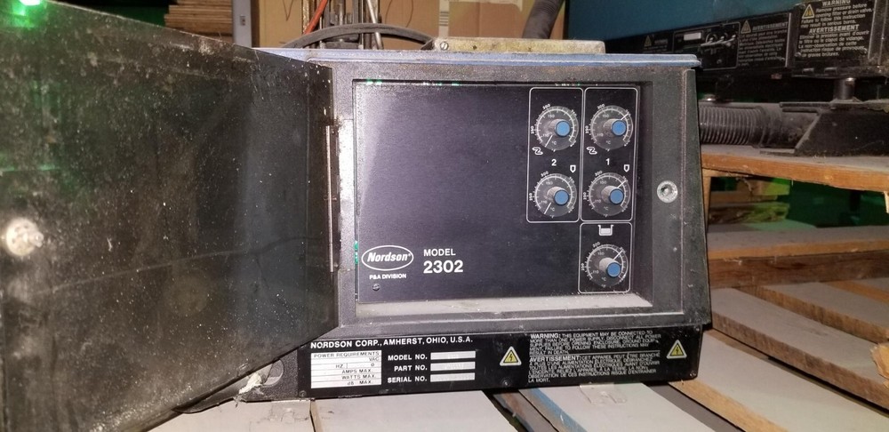 Nordson 3400 and 2302 Adhesive Applicator