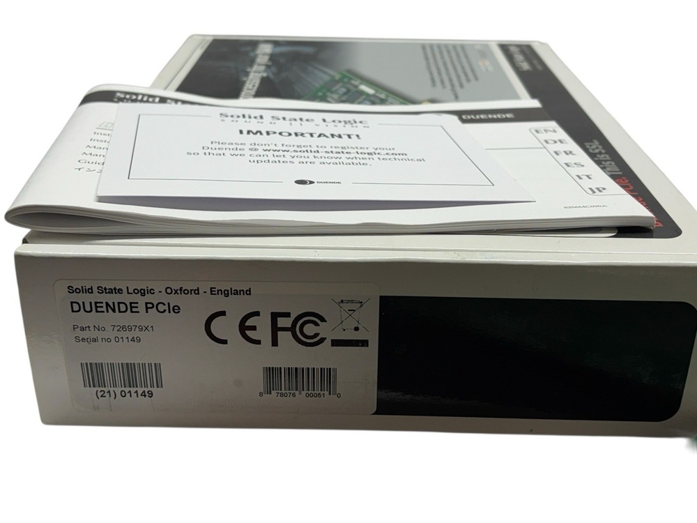 DUENDE Solid State Logic SSL PCIe Card