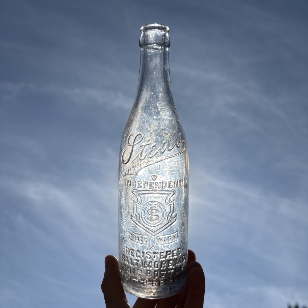 1910 PRE PRO STEIL BREWING CO. BALTIMORE MD BEER BOTTLE W/BOTTOM EMBOSSING
