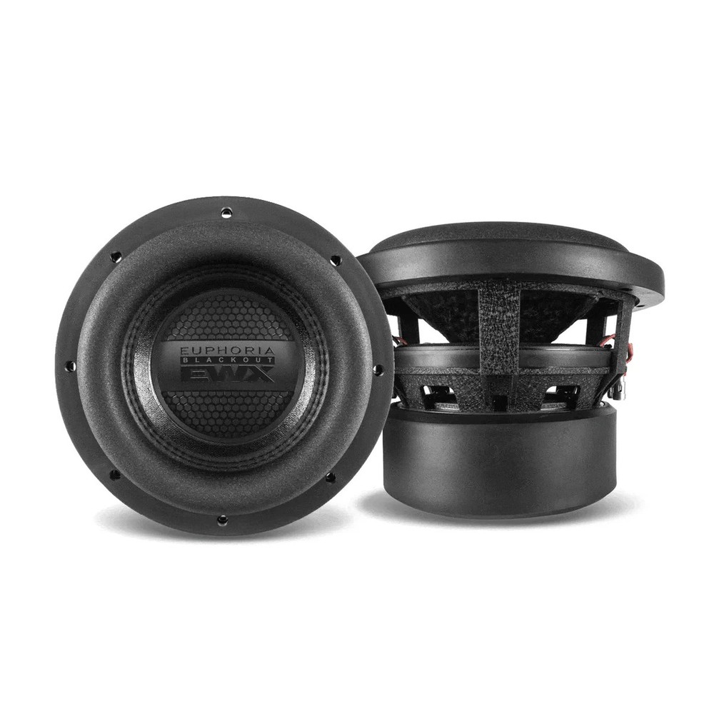 Euphoria EWX B8D4 8" Dual 4-Ohm Subwoofer Black Out Edition