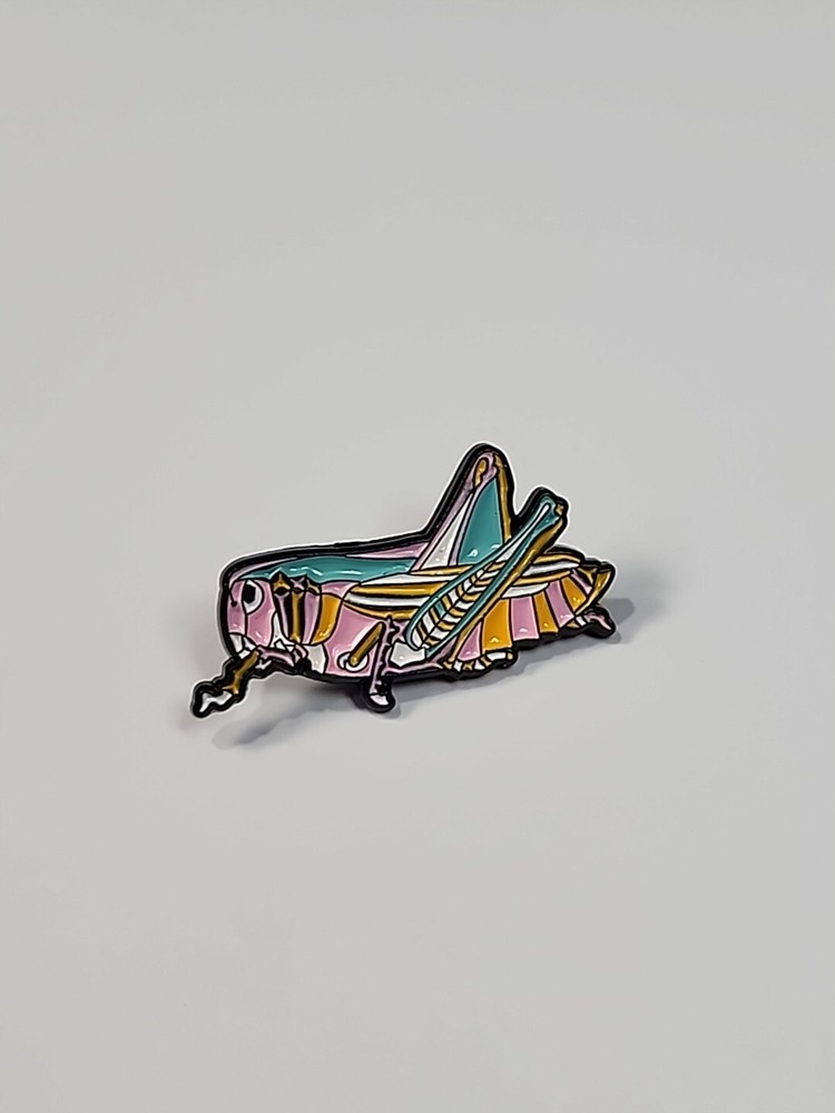 Grasshopper Lapel Pin Multi-Color