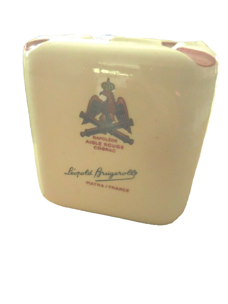 Leopold Brugerolle ceramic Ashtray, Playing Cards