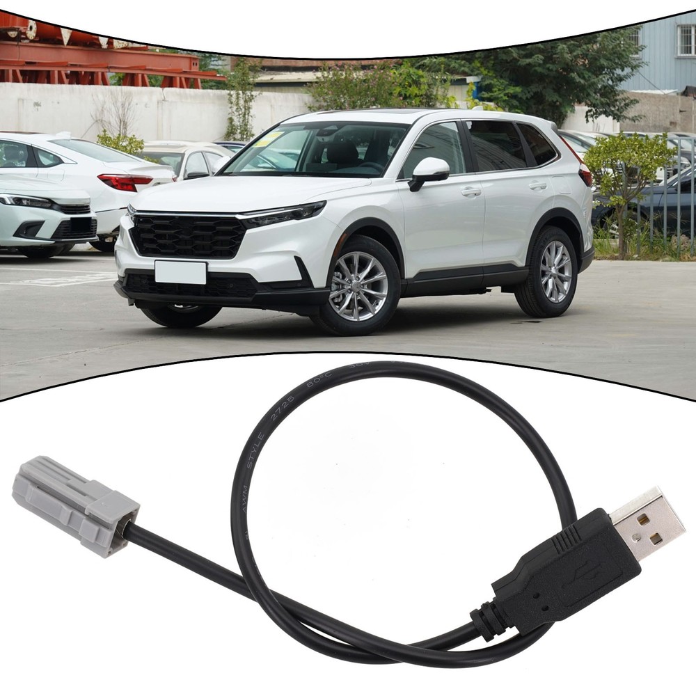 Black Car Cable USB to MP3 Data Line Adapter for Direct Installation