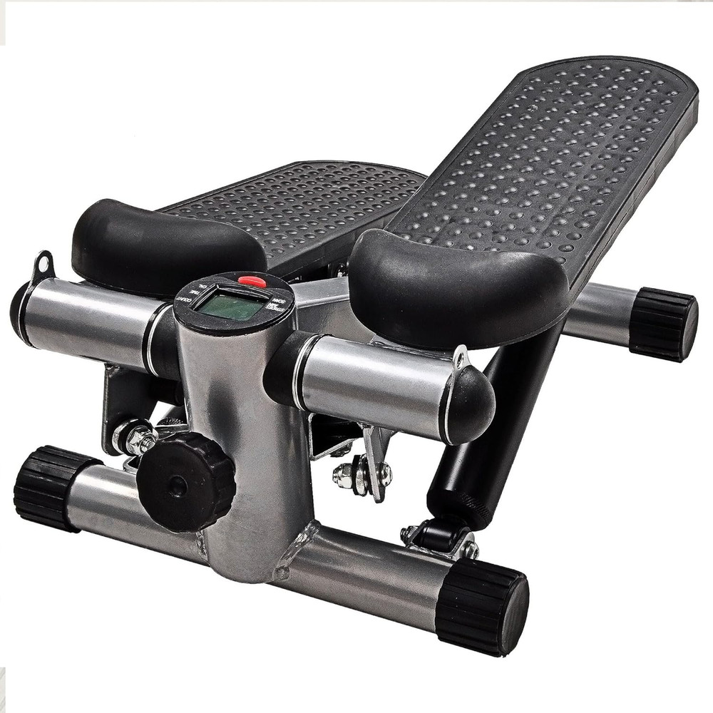 Adjustable Mini Stair Stepper with Resistance Bands & Step Counter for Home Work