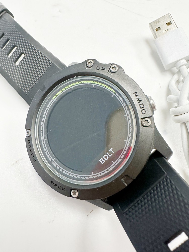 BOLT TRANSISTOR PLUS Tactical Military Smartwatch 42mm for Android - Black