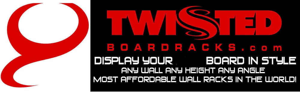Skateboard Wall Storage Display Racks 3 pc Set Any Angle or Height Black Wood