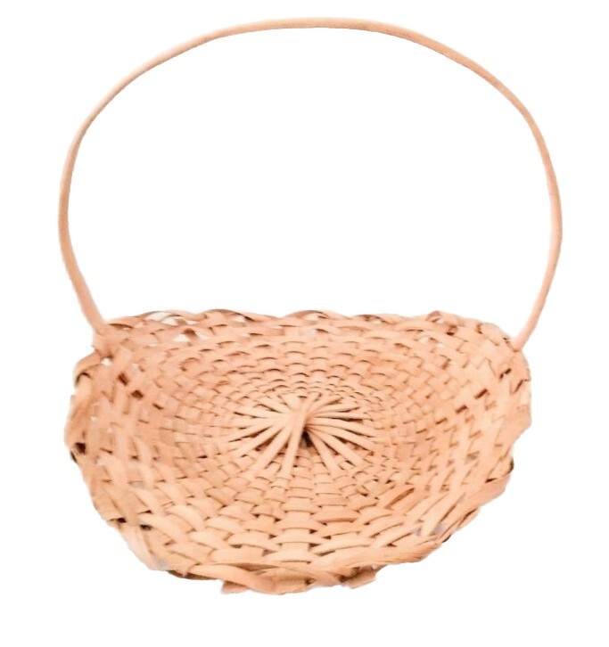 Handcrafted fireplace basket