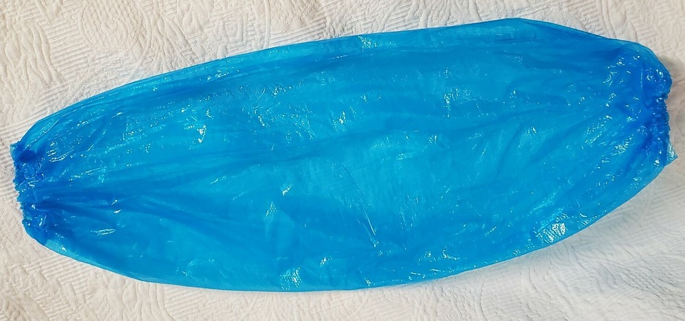 50 Per Pack Prime Source Disposable Polyethylene Protective Sleeves 18" Blue