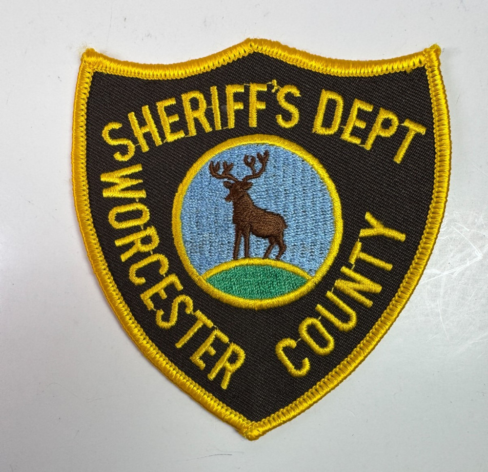 Worcester County Sheriff Massachusetts MA Patch I1B