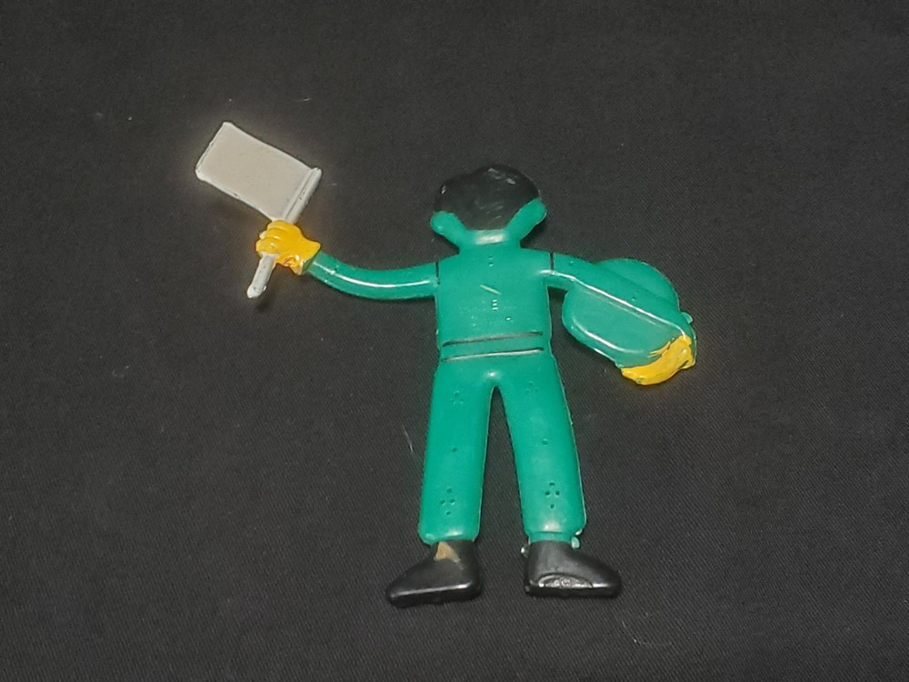 Bendable Posable Race Car Driver 4" Toy Figure