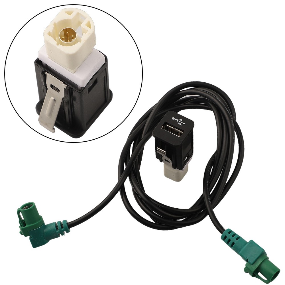USB Input Cable Wire Harness Aux Adapter For BMW E88 E90 E91 E91 F10 F11 F18#