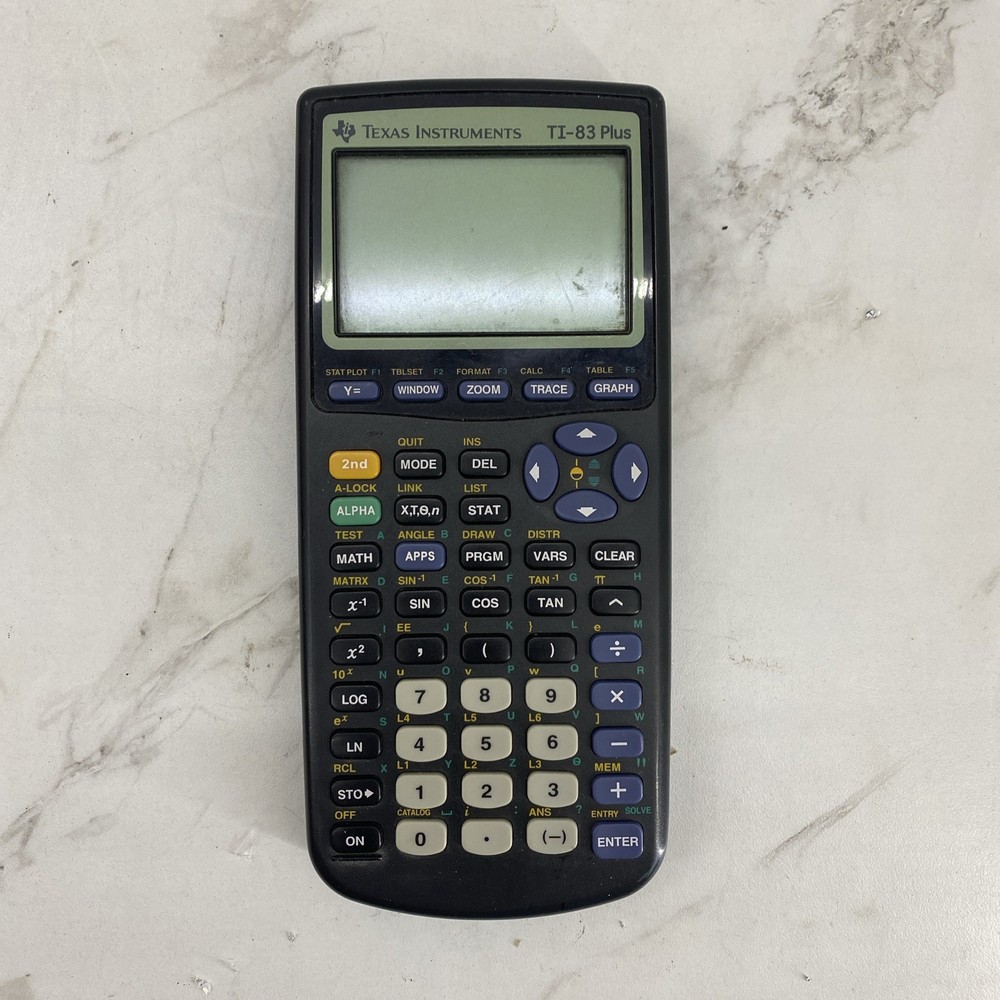 Texas Instruments TI-83 Plus Graphing Calculator - Black Tested