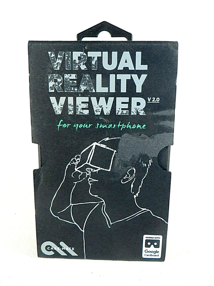Virtual Reality Viewer Smartphone Black Cardboard