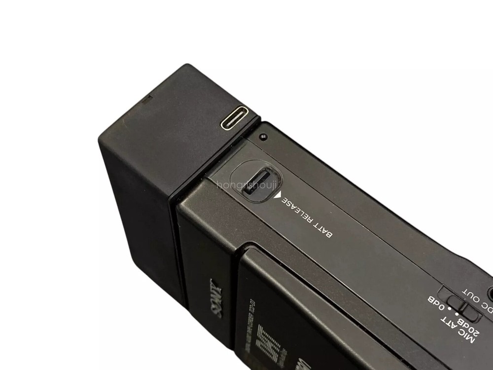 NEW!!! USBC Rechargeable Battery Case Attachment For SONY DAT TCD-D3
