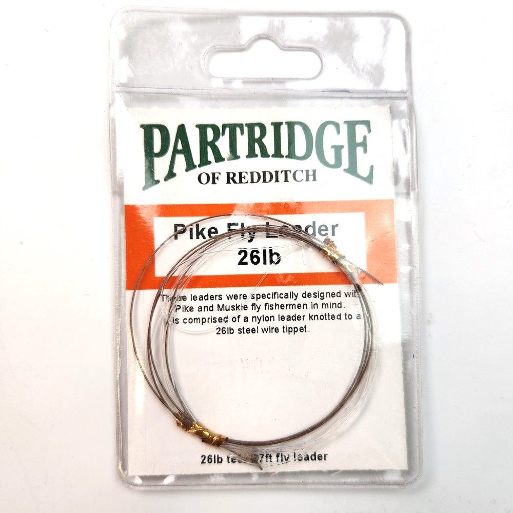 Partridge PLF Pike Fly Leader - 7' 26lb