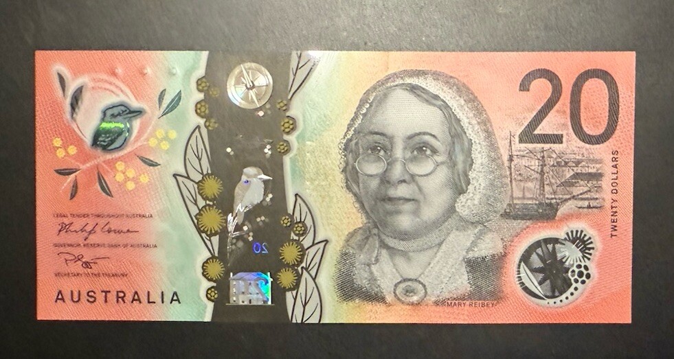 Australia 20 Dollar, 2017, aUNC, Ship From US