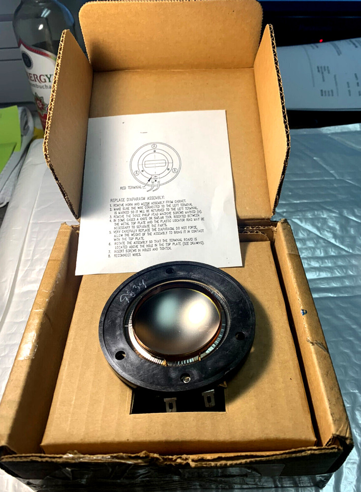 Eminence 8 OHM Compression Driver Speaker Diaphragm 02011-1 New Old Stock
