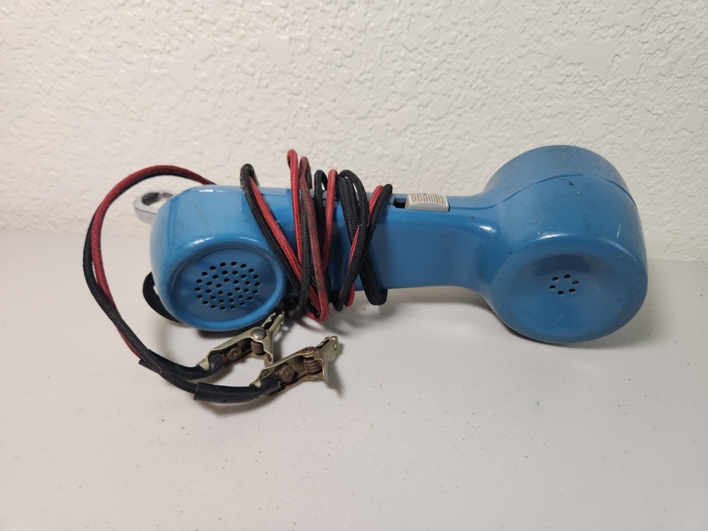 Vtg Blue Bell System Western Electric Lineman Test Butt Set Rotary Dial Untested