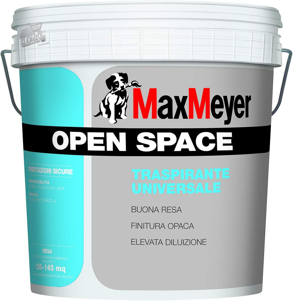 WHITE INTERIOR BREATHABLE HYDROPAINTING WALL PAINTING "OPEN SPACE" LT. 5 MAX